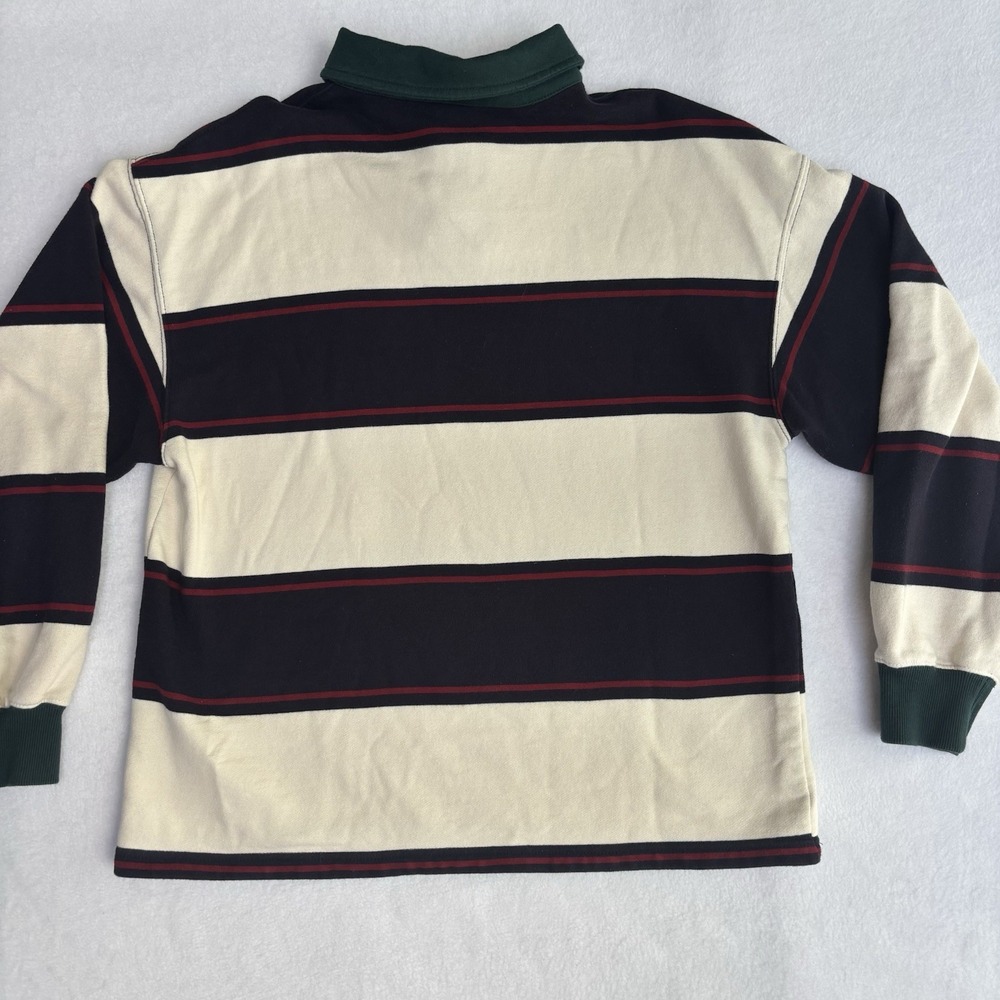 Romantic Crown RMTCRW Rugby Polo Shirt Size M Contrast Collar Retro Style RARE - Picture 3 of 11